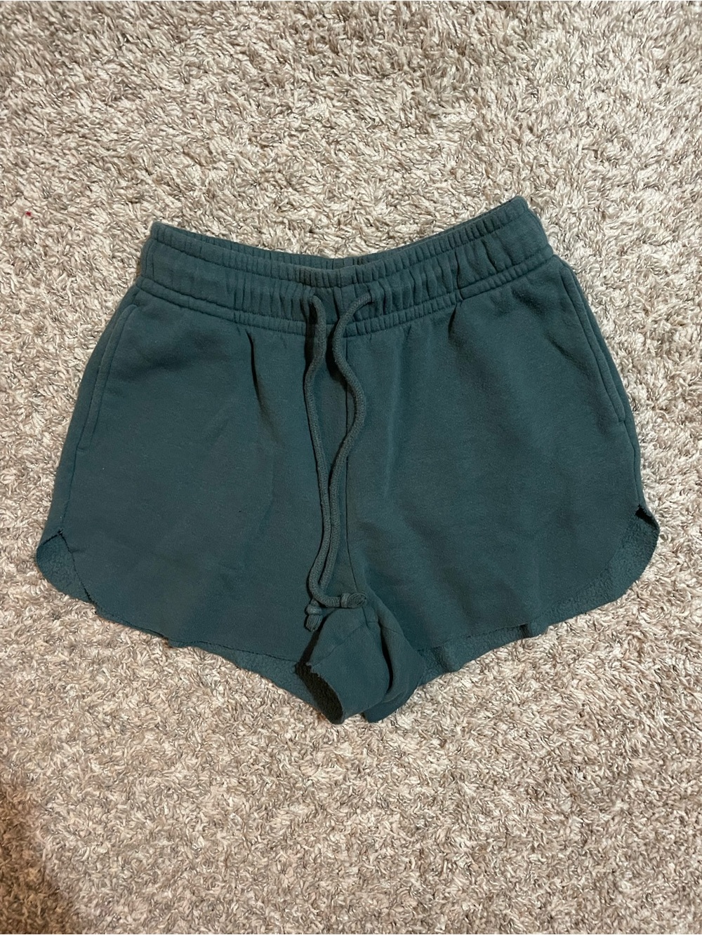 wild fable Forest Green Elastic Waist Lounge Shorts